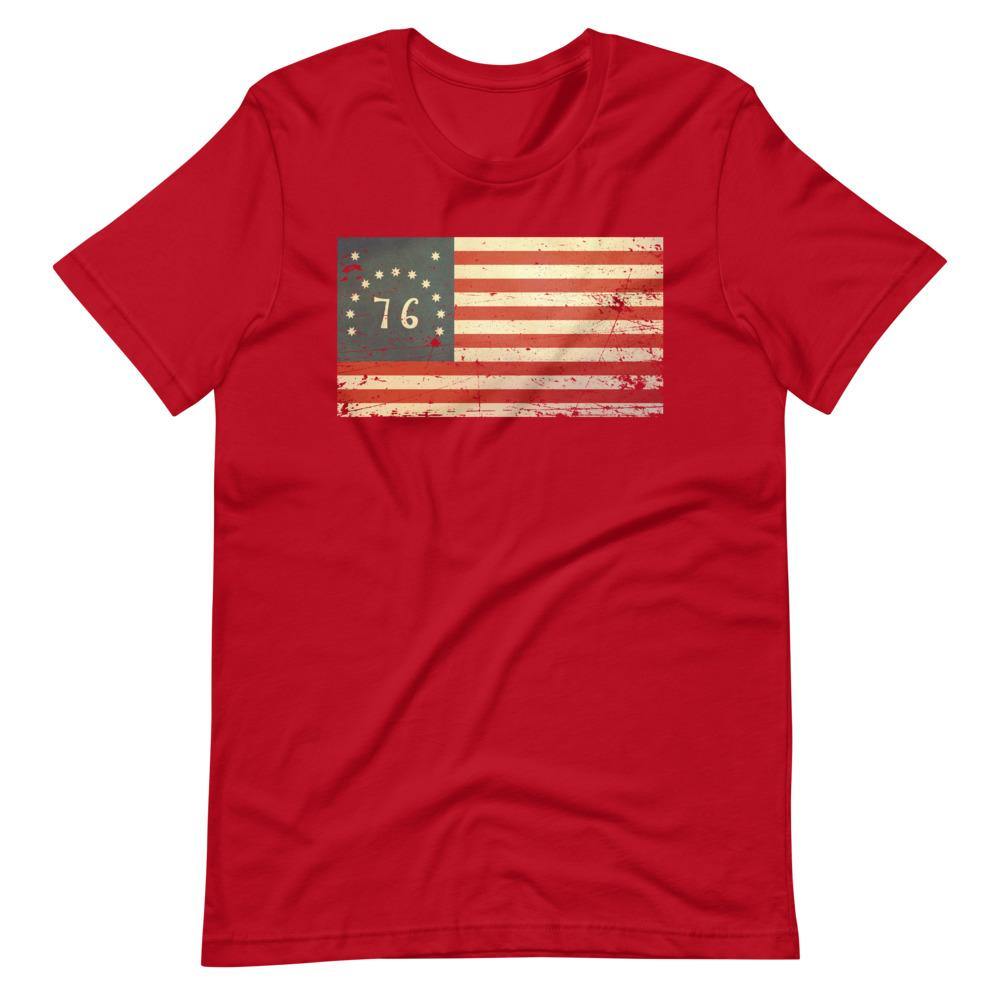 Bennington Vintage Short-Sleeve Unisex T-Shirt - Proud Libertarian - Libertarian Frontier