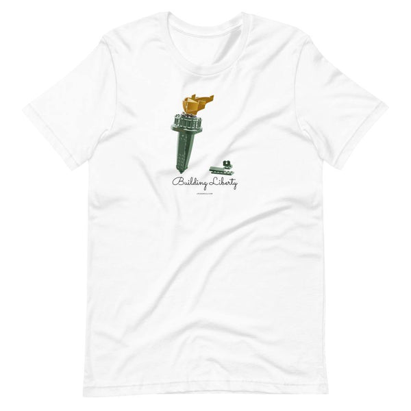 Building Liberty Short-Sleeve Unisex T-Shirt - Proud Libertarian - Libertarian Party of Georgia