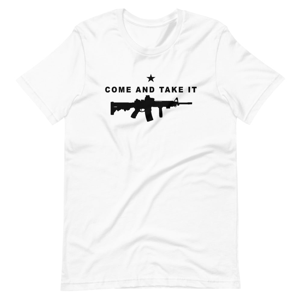 Come and Take it AR Short-Sleeve Unisex T-Shirt - Proud Libertarian - Libertarian Frontier