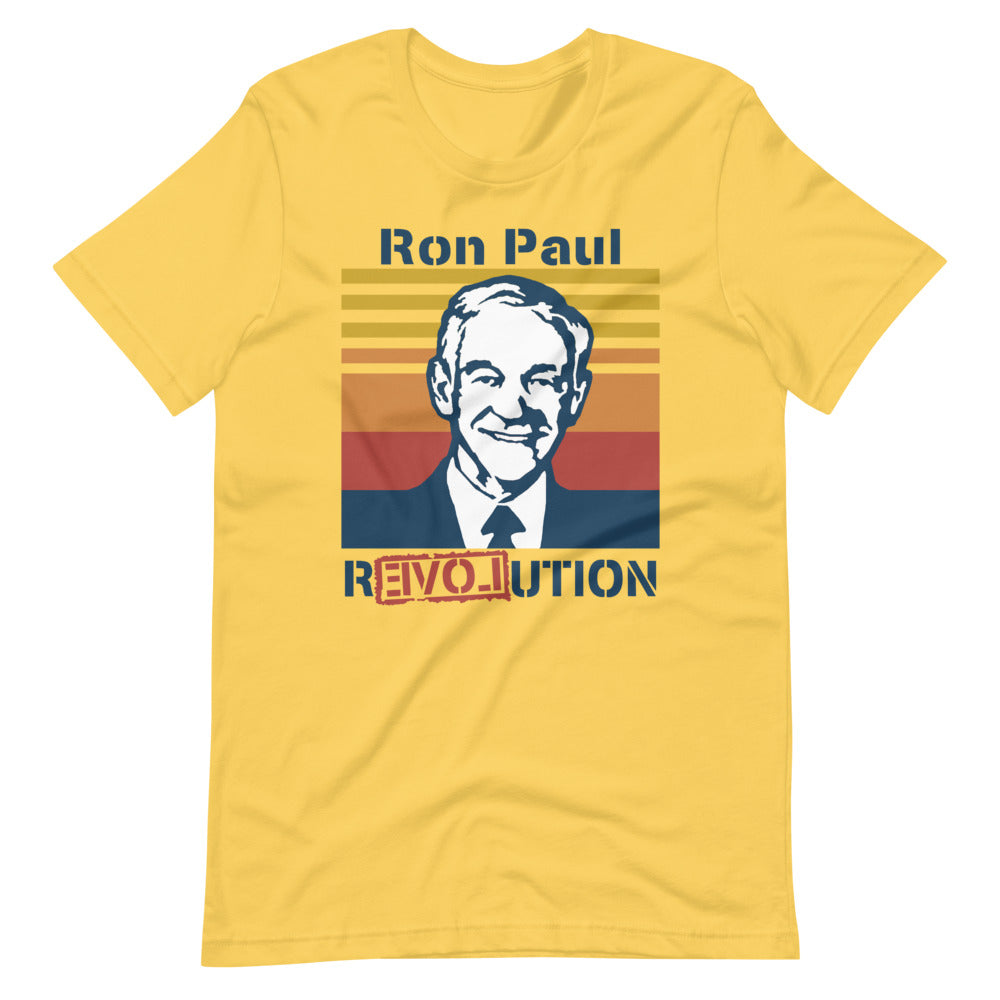 Ron Paul Revolution Short-Sleeve Unisex T-Shirt - Proud Libertarian - Libertarian Frontier