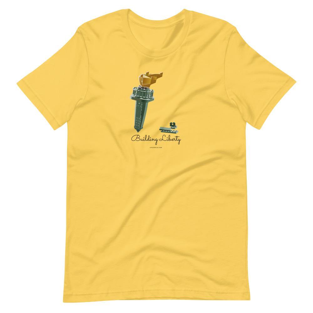 Building Liberty Short-Sleeve Unisex T-Shirt - Proud Libertarian - Libertarian Party of Georgia