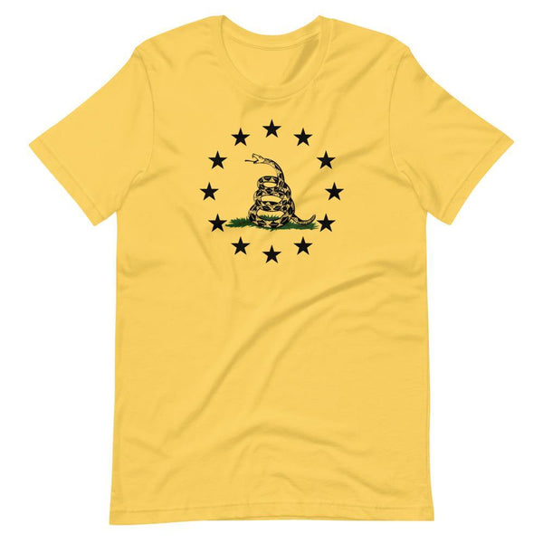 1776 Gadsden Short-Sleeve Unisex T-Shirt - Proud Libertarian - Libertarian Frontier