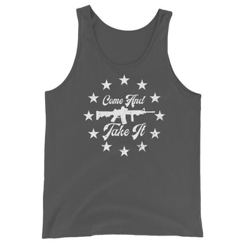 Come and Take it AR-15 Unisex Tank Top - Proud Libertarian - Libertarian Frontier