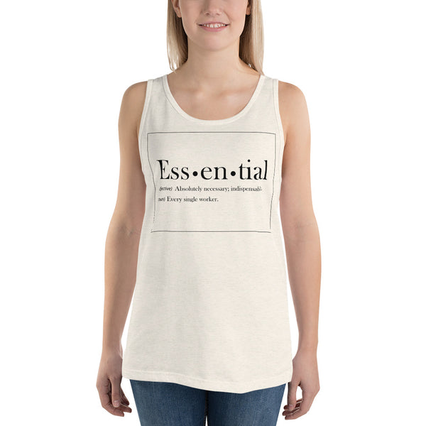 Essential (Ess-en-tial) Definition Unisex Tank Top - Proud Libertarian - Expressman