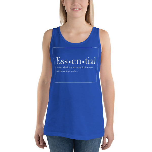 Essential (Ess-en-tial) Definition Unisex Tank Top - Proud Libertarian - Expressman