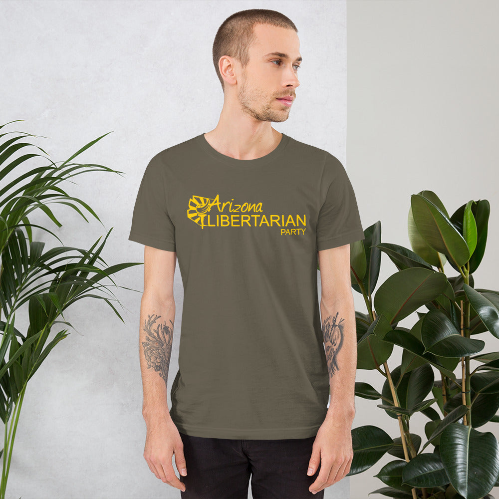 Arizona Libertarian Party Logo Unisex t-shirt - Proud Libertarian - Libertarian Party of Arizona