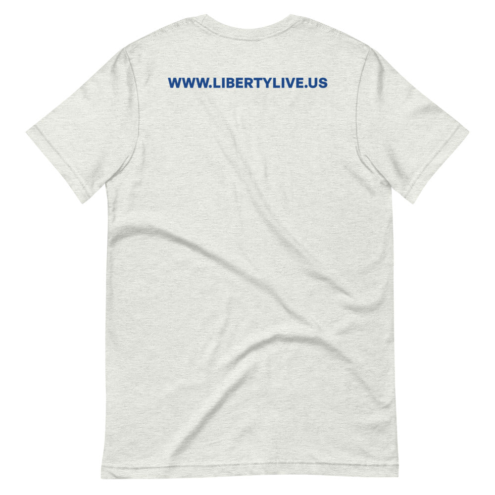 Defund Politicians (Liberty Live) Short-sleeve unisex t-shirt - Proud Libertarian - Liberty Live!