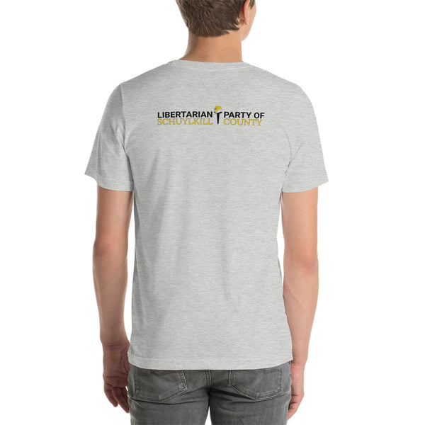 LP Porcupine - Schuylkill County, PA Short-Sleeve Unisex T-Shirt - Proud Libertarian - Proud Libertarian