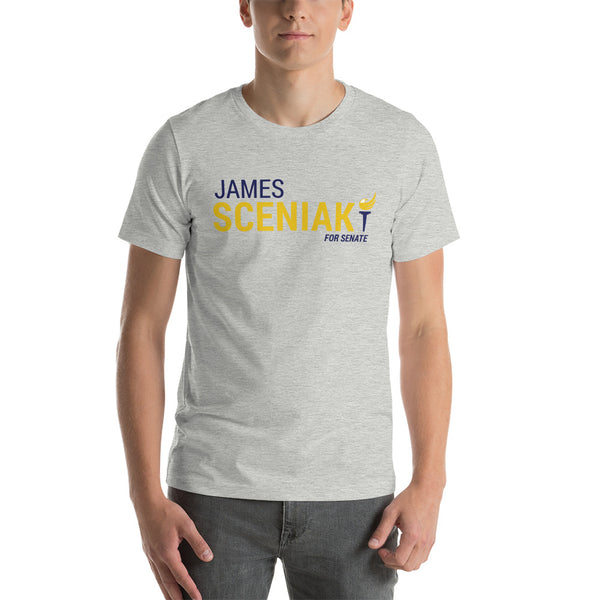 James Sceniak for Senate Unisex t-shirt - Proud Libertarian - Sceniak for Senate