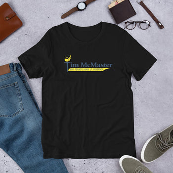 Tim McMaster for Pennsylvania Unisex t-shirt - Proud Libertarian - Tim McMaster for Pennsylvania