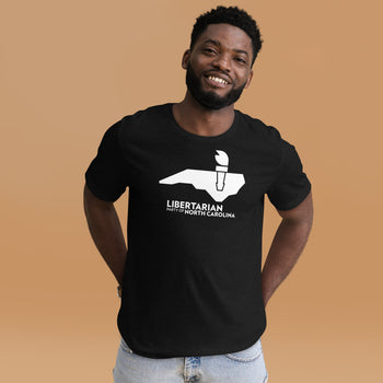 LPNC Unisex t-shirt - Proud Libertarian - Libertarian Party of North Carolina