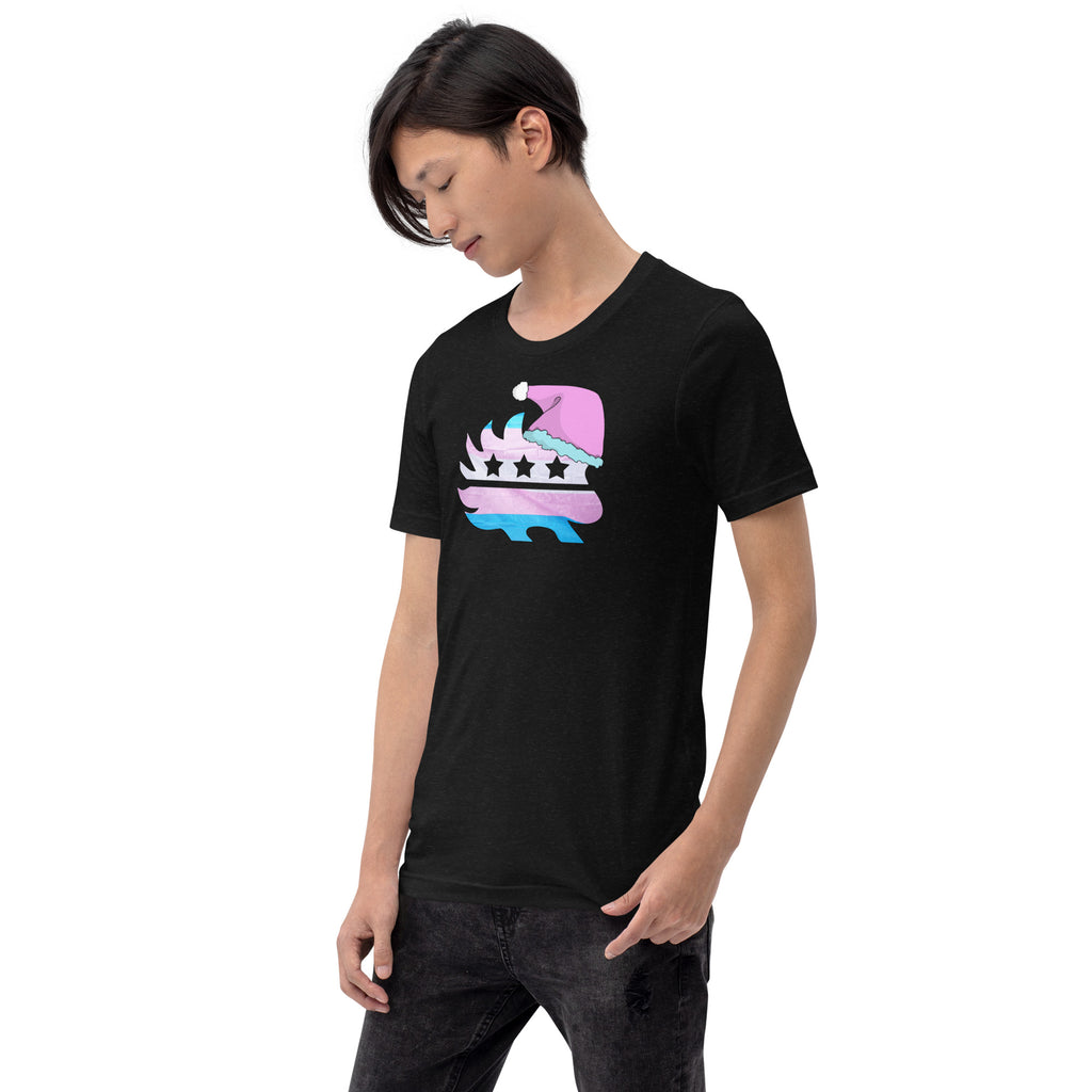 Merry Christmas Trans Porcupine - LGBTQ Liberty Unisex t-shirt - Proud Libertarian - Proud Libertarian