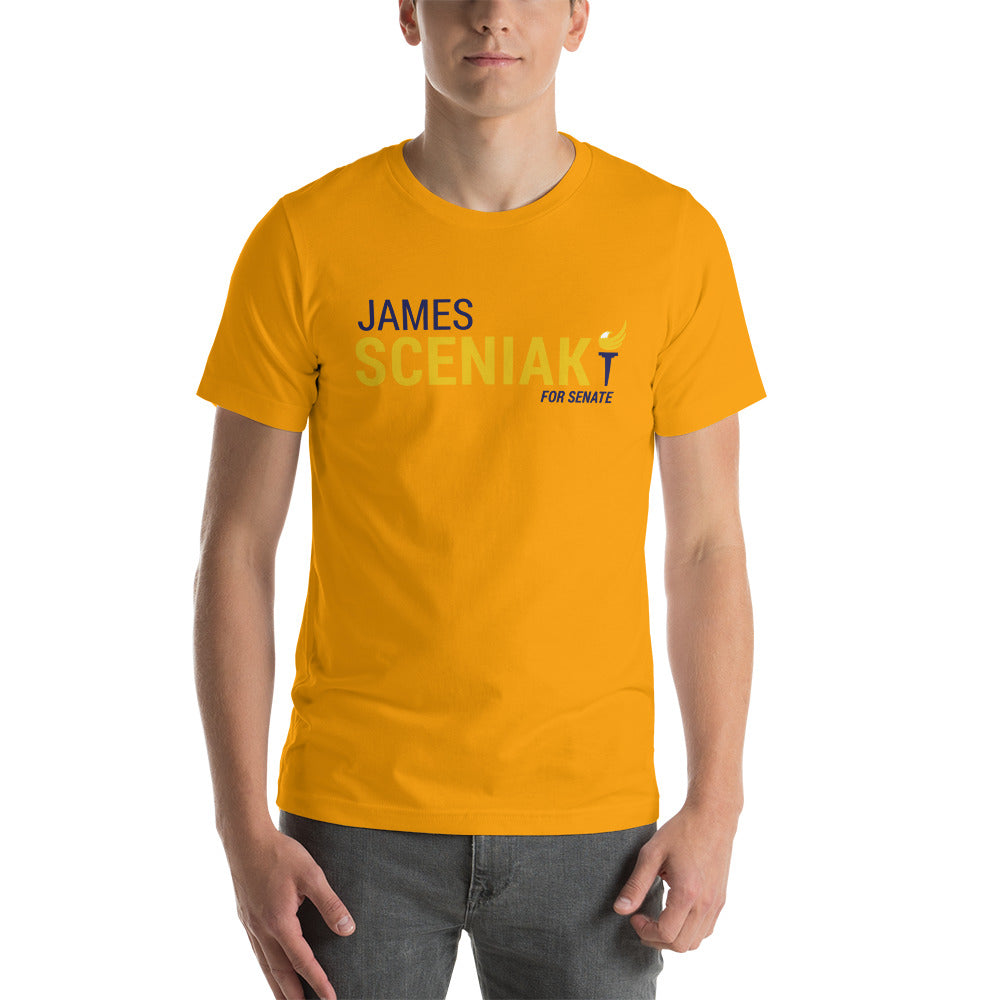 James Sceniak for Senate Unisex t-shirt - Proud Libertarian - Sceniak for Senate