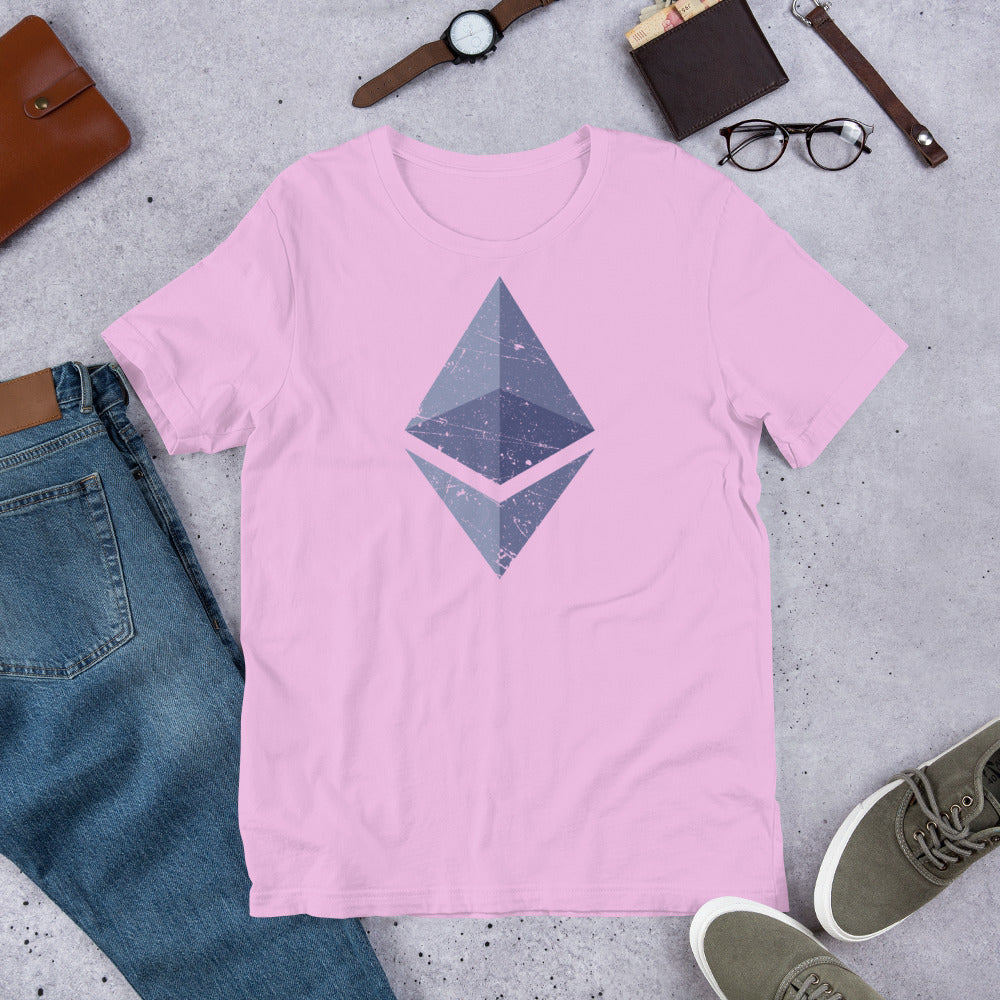 Ethereum Vintage Short-Sleeve Unisex T-Shirt - Proud Libertarian - Libertarian Frontier
