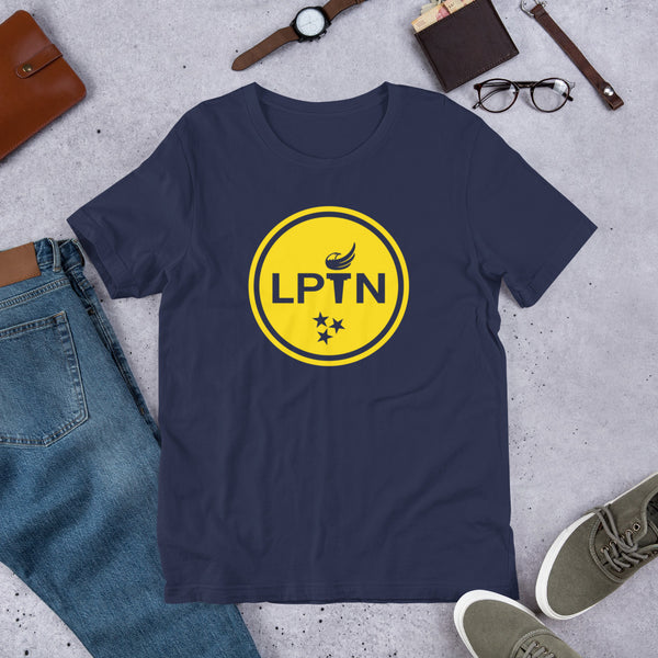 LPTN (Gold) Short-sleeve unisex t-shirt - Proud Libertarian - Libertarian Party of Tennessee