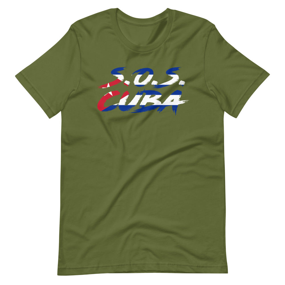 S.O.S Cuba Short-Sleeve Unisex T-Shirt - Proud Libertarian - Libertarian Frontier