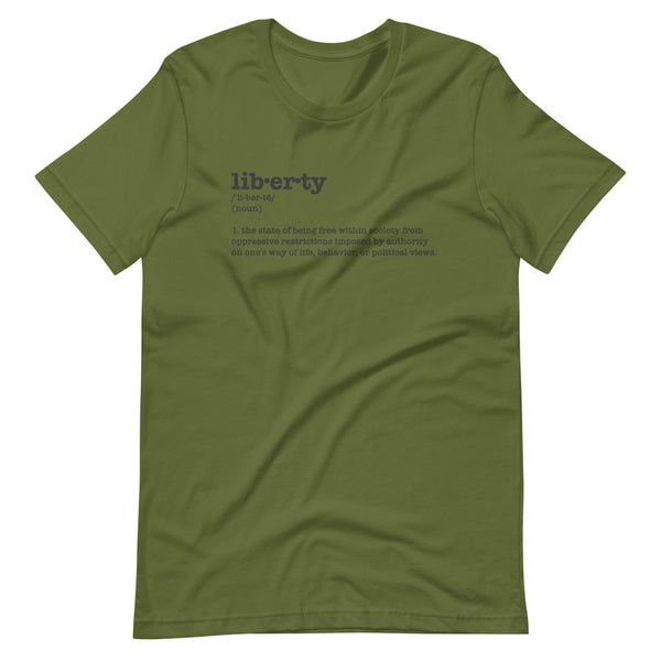 liberty defined unisex t-shirt - Proud Libertarian - Proud Libertarian