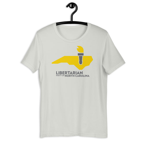 LPNC Unisex t-shirt - Proud Libertarian - Libertarian Party of North Carolina