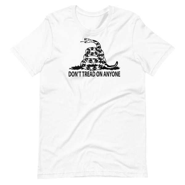 Don't Tread on Anyone Short-sleeve unisex t-shirt - Proud Libertarian - Proud Libertarian