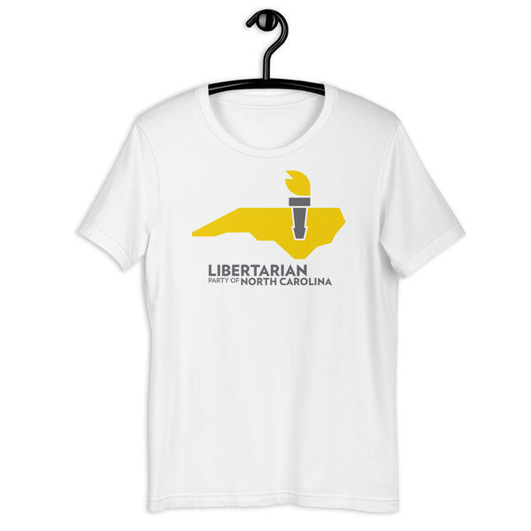 LPNC Unisex t-shirt - Proud Libertarian - Libertarian Party of North Carolina