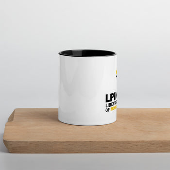 LP Indiana - Morgan County Mug with Color Inside - Proud Libertarian - Libertarian Party of Indiana - Morgan County