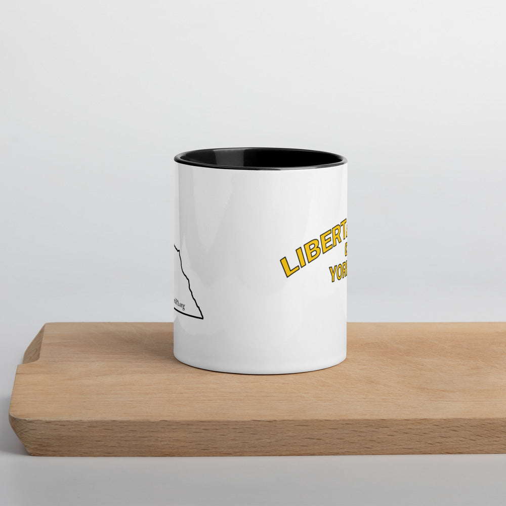 Libertarians of York PA Mug with Color Inside - Proud Libertarian - Libertarian Party of Pennsylvania - York