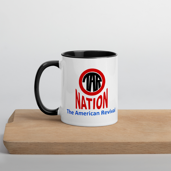TAR-Nation Mug with Color Inside - Proud Libertarian - Proud Libertarian