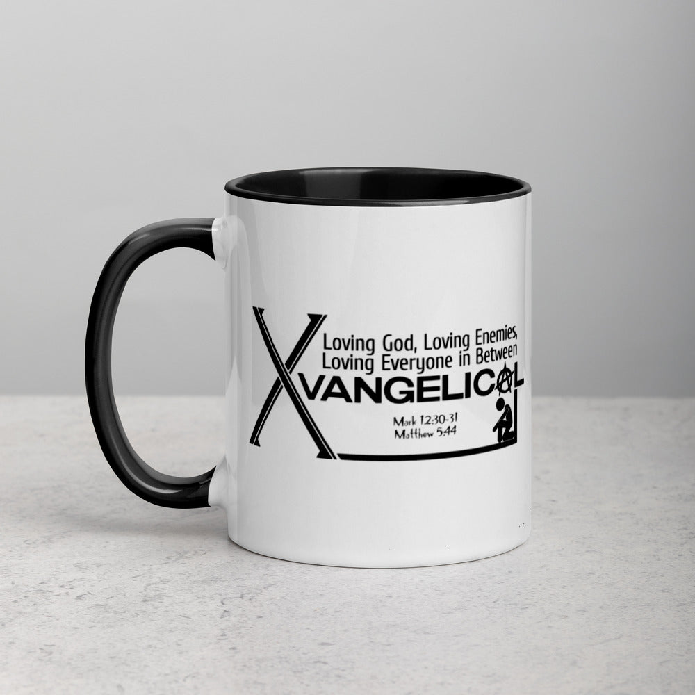 Xvangelical Mug with Color Inside - Proud Libertarian - Xvangelical