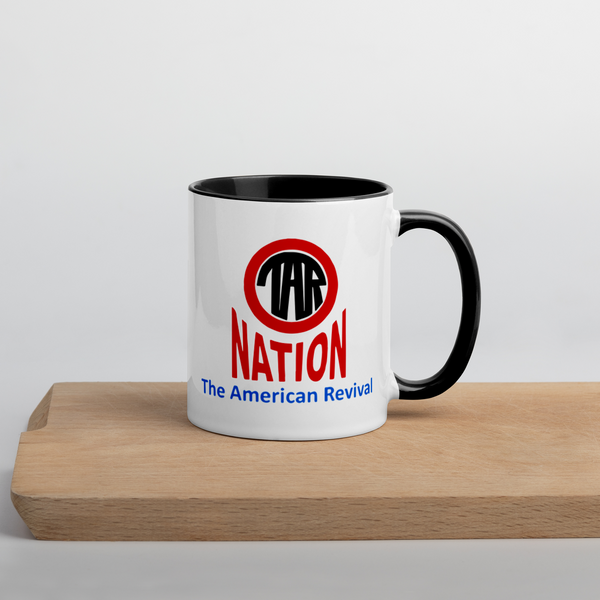 TAR-Nation Mug with Color Inside - Proud Libertarian - Proud Libertarian