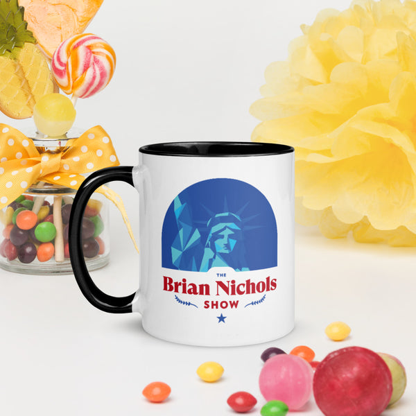 Brian Nichols Show Logo Mug with Color Inside - Proud Libertarian - The Brian Nichols Show