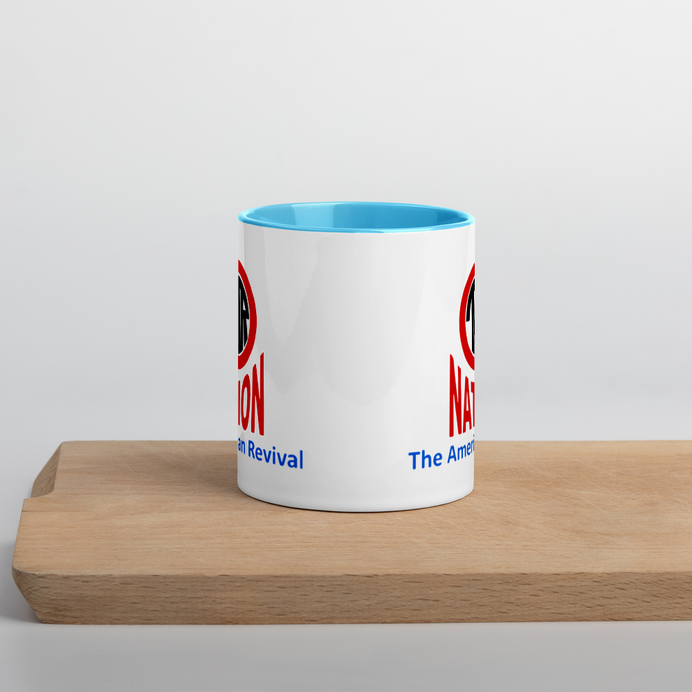 TAR-Nation Mug with Color Inside - Proud Libertarian - Proud Libertarian