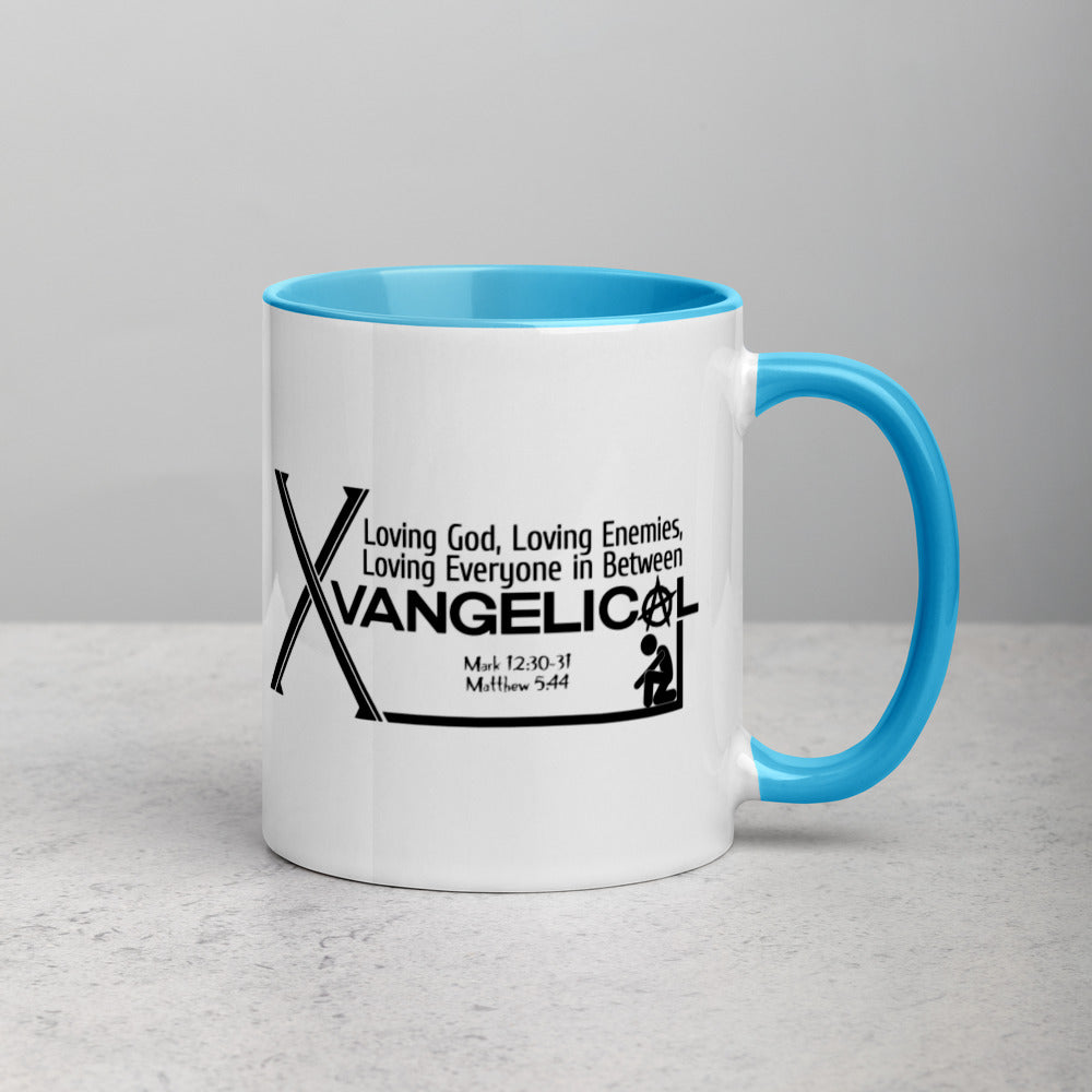 Xvangelical Mug with Color Inside - Proud Libertarian - Xvangelical