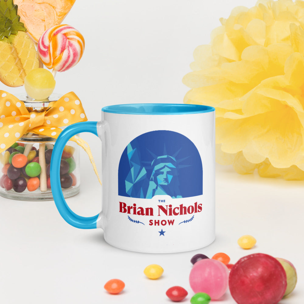 Brian Nichols Show Logo Mug with Color Inside - Proud Libertarian - The Brian Nichols Show