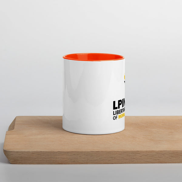 LP Indiana - Morgan County Mug with Color Inside - Proud Libertarian - Libertarian Party of Indiana - Morgan County