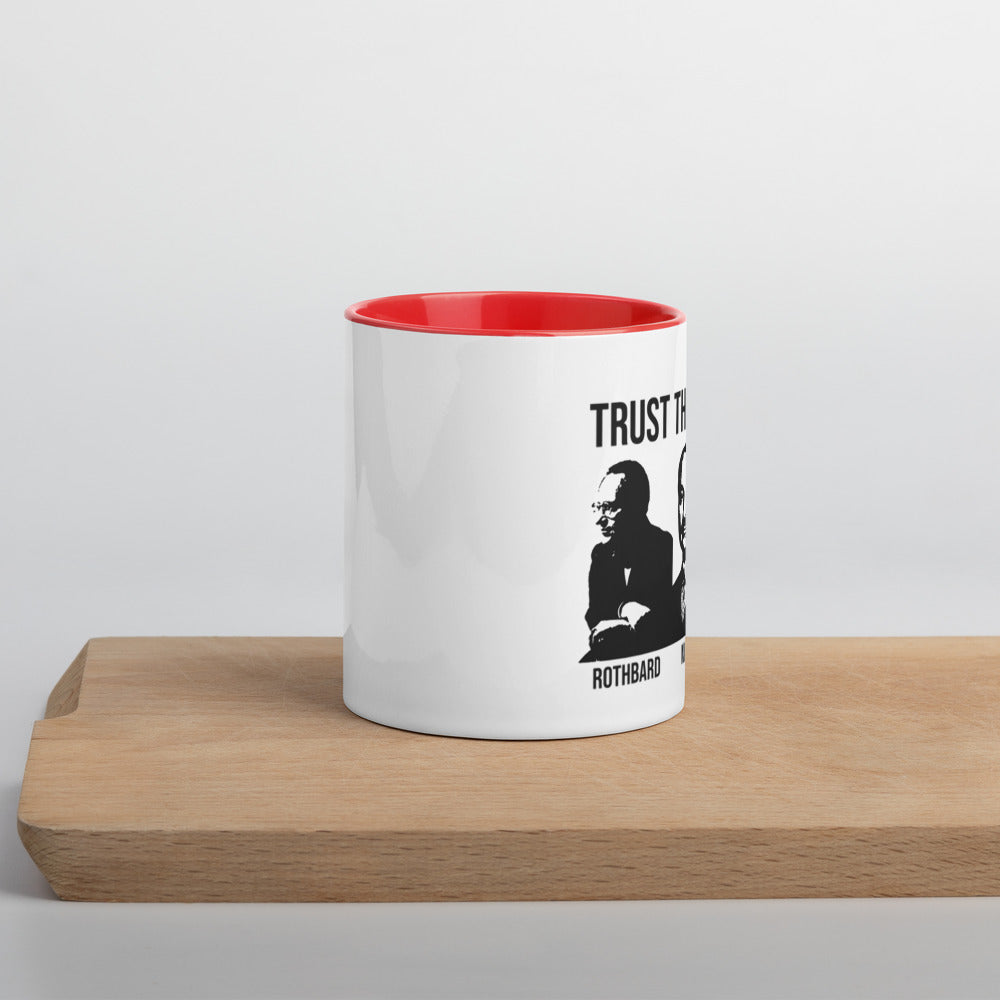 Trust the Experts Mug with Color Inside - Proud Libertarian - The Brian Nichols Show