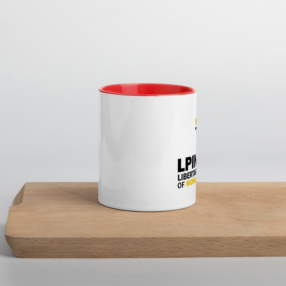 LP Indiana - Morgan County Mug with Color Inside - Proud Libertarian - Libertarian Party of Indiana - Morgan County