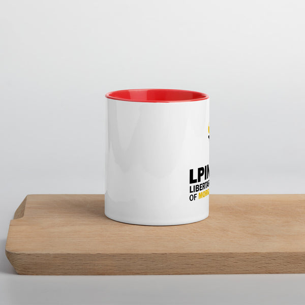 LP Indiana - Morgan County Mug with Color Inside - Proud Libertarian - Libertarian Party of Indiana - Morgan County