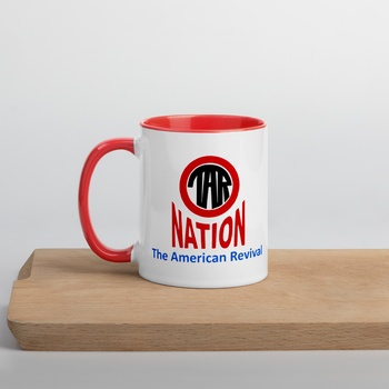 TAR-Nation Mug with Color Inside - Proud Libertarian - Proud Libertarian