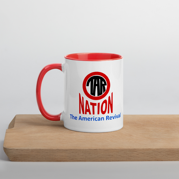 TAR-Nation Mug with Color Inside - Proud Libertarian - Proud Libertarian