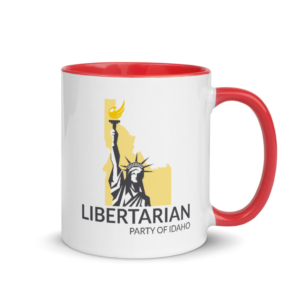 Libertarian Party of Idaho Mug with Color Inside - Proud Libertarian - Libertarian Party of Idaho