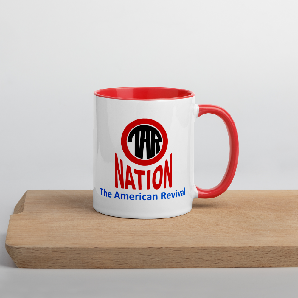 TAR-Nation Mug with Color Inside - Proud Libertarian - Proud Libertarian