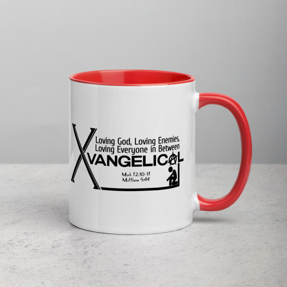 Xvangelical Mug with Color Inside - Proud Libertarian - Xvangelical