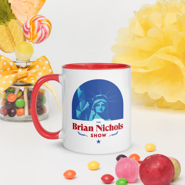 Brian Nichols Show Logo Mug with Color Inside - Proud Libertarian - The Brian Nichols Show