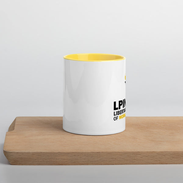 LP Indiana - Morgan County Mug with Color Inside - Proud Libertarian - Libertarian Party of Indiana - Morgan County