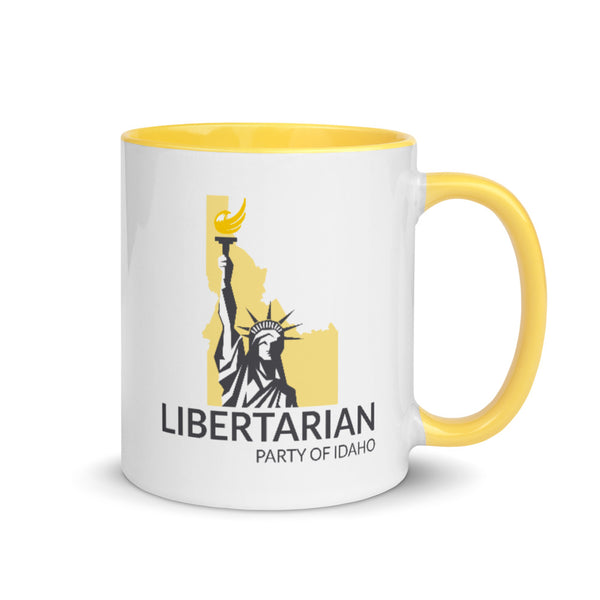 Libertarian Party of Idaho Mug with Color Inside - Proud Libertarian - Libertarian Party of Idaho