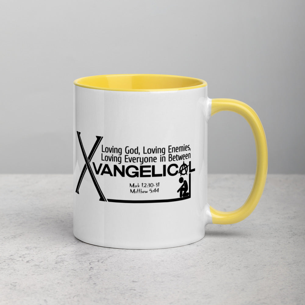 Xvangelical Mug with Color Inside - Proud Libertarian - Xvangelical