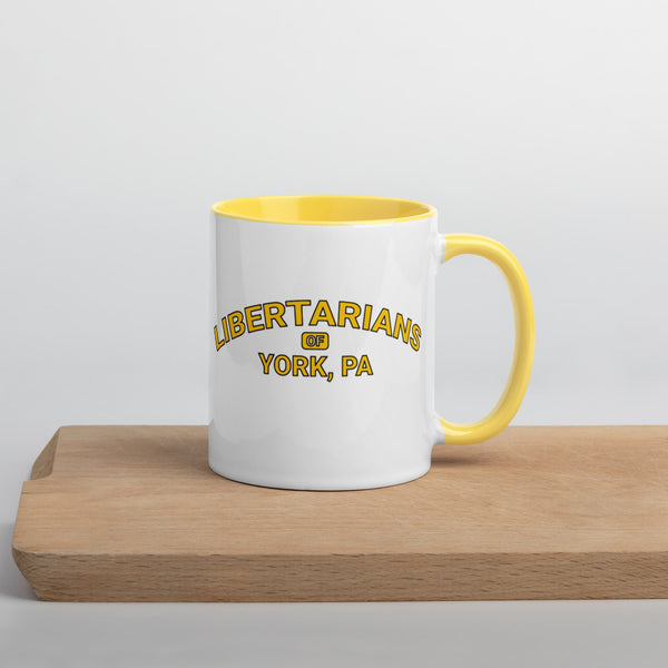 Libertarians of York PA Mug with Color Inside - Proud Libertarian - Libertarian Party of Pennsylvania - York