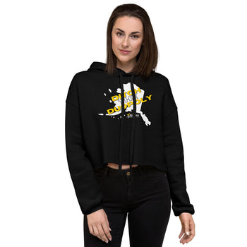 Ditch the Duopoly - Alaska LP Crop Hoodie - Proud Libertarian - Alaska Libertarian Party