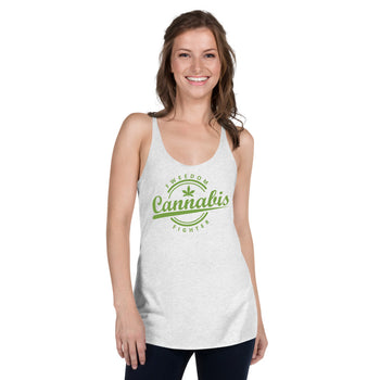 Fweedom Fighter Women's Racerback Tank - Proud Libertarian - People for Liberty