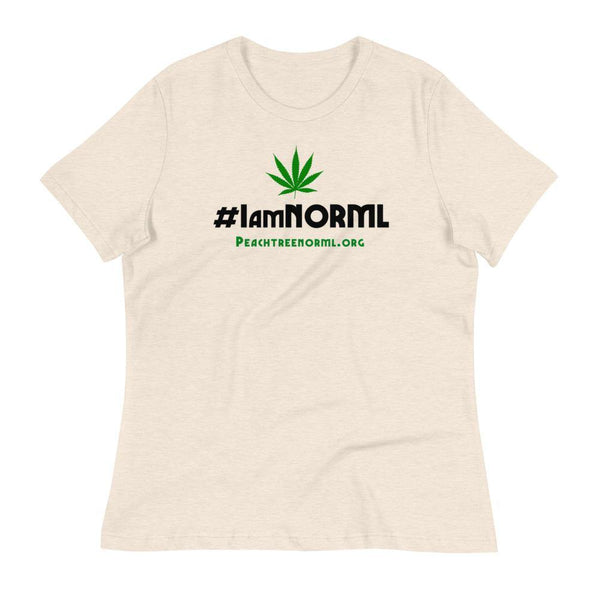 #IAmNORML Women's Relaxed T-Shirt - Proud Libertarian - Peachtree NORML